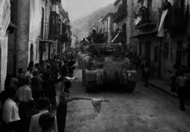 Capturing of Palermo Sicily