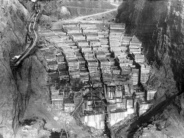 Construction for Hoover Dam