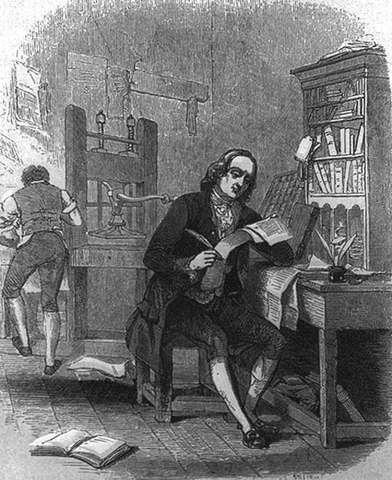 Franklin set up a printing house in partnership. Also, he became a publisher of a newspaper. The Gazette gave Franklin the forum.