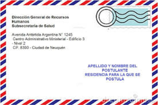 por  correspondencia