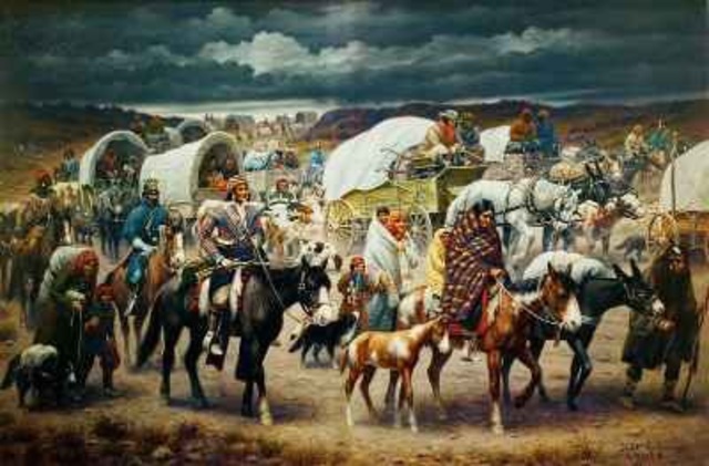 Trail Of Tears 1830s