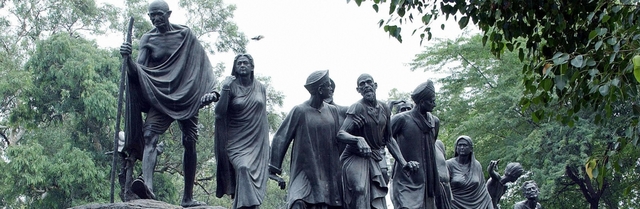 Gandhi leads Salt March