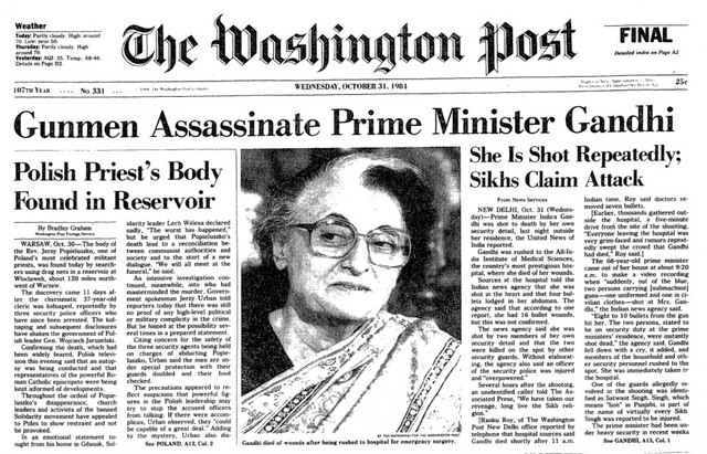 Assasination of Mahatma Gandhi