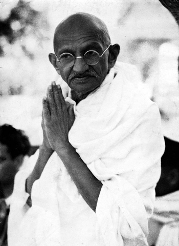 Gandhi is killed