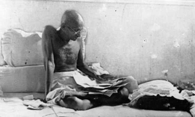 Gandhi Begins to Fast