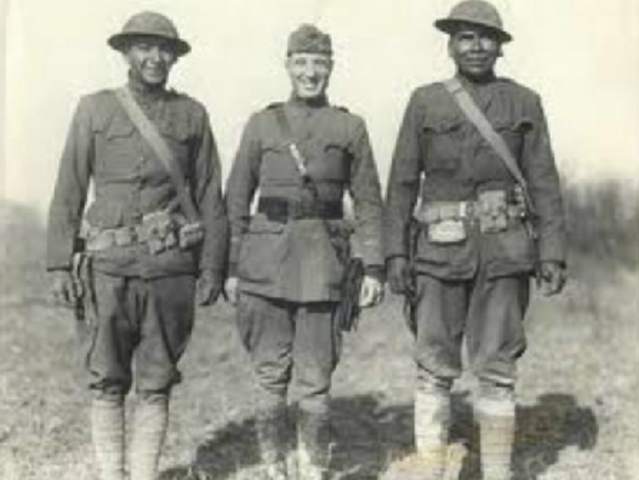 Indian return from war