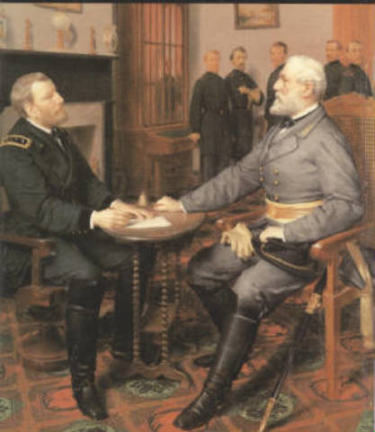 General Robert E. Lee Surrender at Appomattox