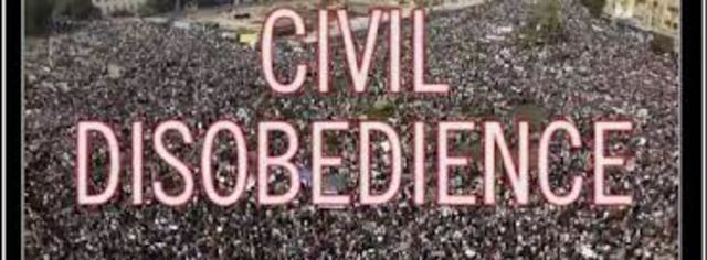 Congress Party performed civil disobedience