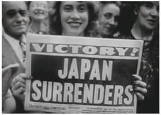 Japan formally surrenders, ending World War II