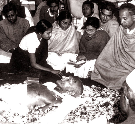 Gandhi Murdered.