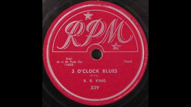 B. B. King se estrenó con 'Three O'Clock Blues'