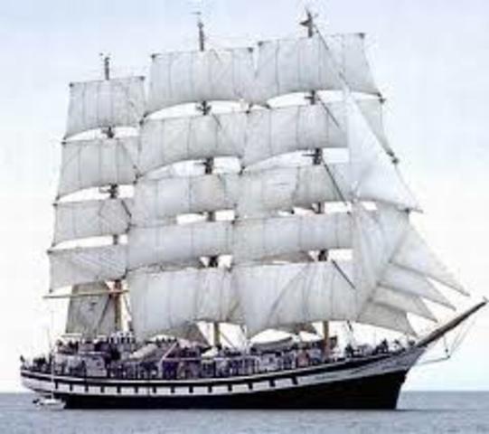 Columbus first went to sea as a teenager participating in several trading voyages. These experiences mail him a good sailor.