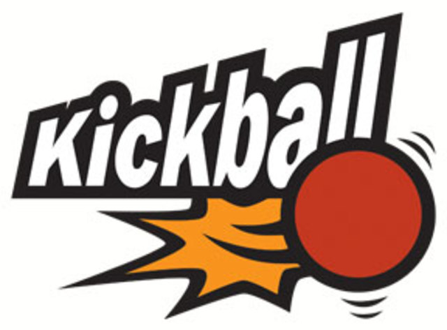 playing kick ball