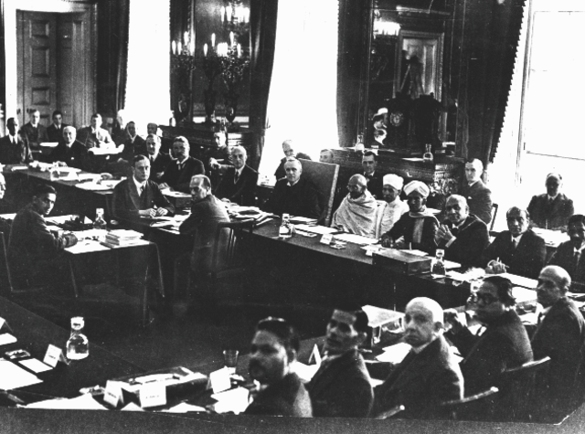 Declaration that the British government would leave India