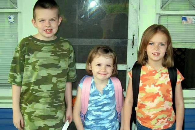 My first day of school.