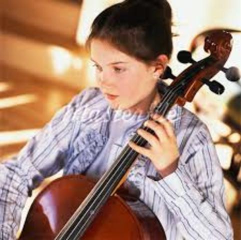 Mia's First cello concert