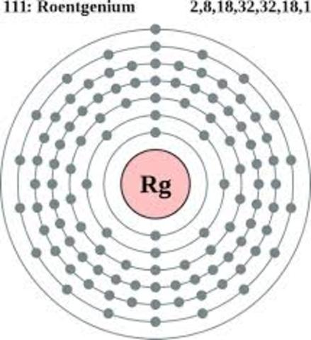 December 8 – The first three atoms of Roentgenium are observed by an international team led by Sigurd Hofmann at the GSI in Darmstadt