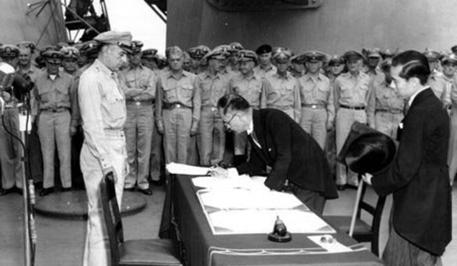 1945 Fin de la Segunda Guerra Mundial