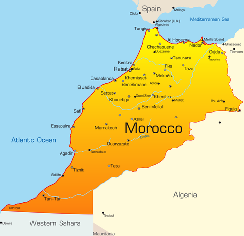 Morroco Map