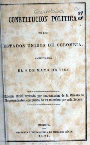 Constitucion 1863