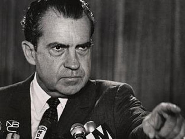 1974 Richard Nixon Dimite de su Cargo Presidencial