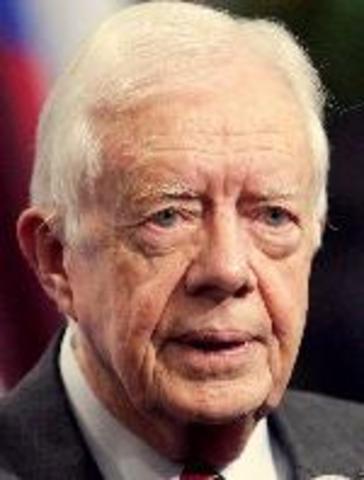 1976 Jimmy Carter gana las elecciones Estados Unidos.