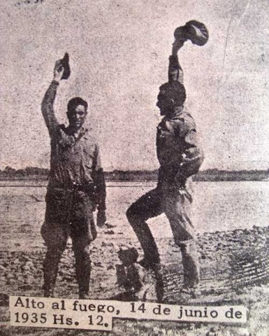 Alto al fuego en la guerra del Chaco