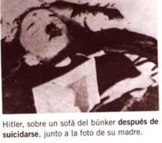 suicidios,  Hitler y Evan Braun