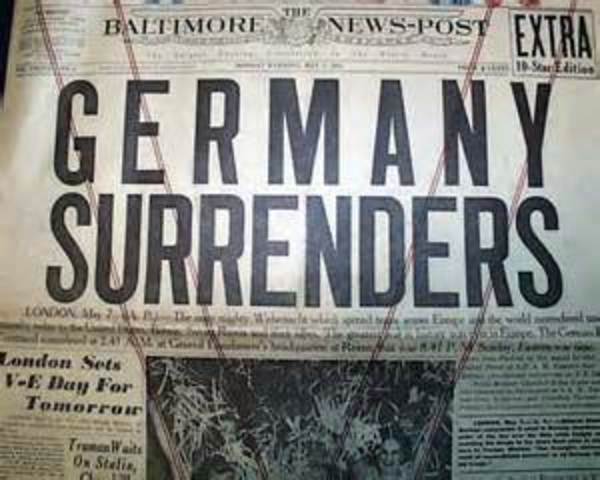 Germany surrenders