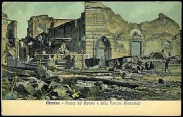 Terremoto de Messina - Italia