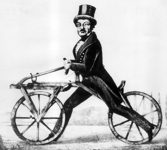 invenzione della bicicletta