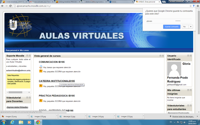 RECONOCIMIENTO DE LA PLATAFORMA ACADEMOSOFT MOODLE