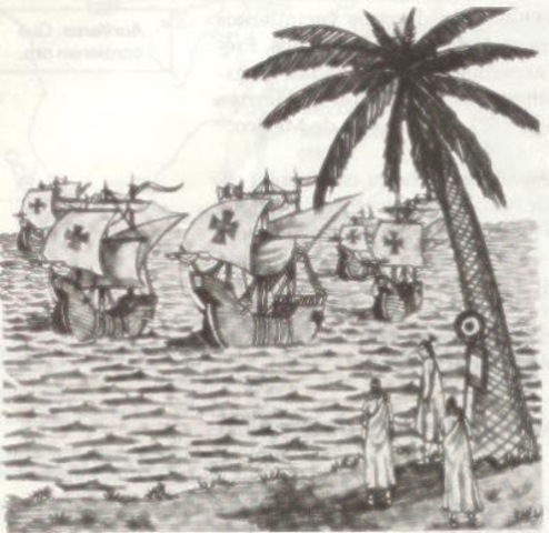 La llegada de cortes a Mexico