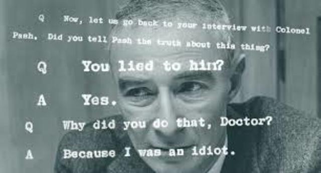 CIA suspects Oppenheimer of disloyalty