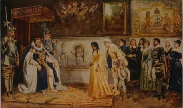 The family travels to England