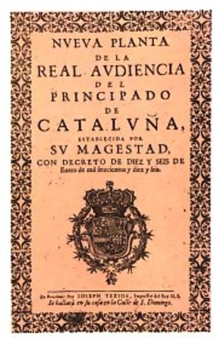 Los decretos de la Nueva Planta