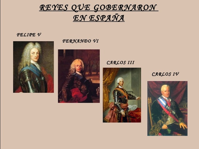 Los reyes del siglo XVIII