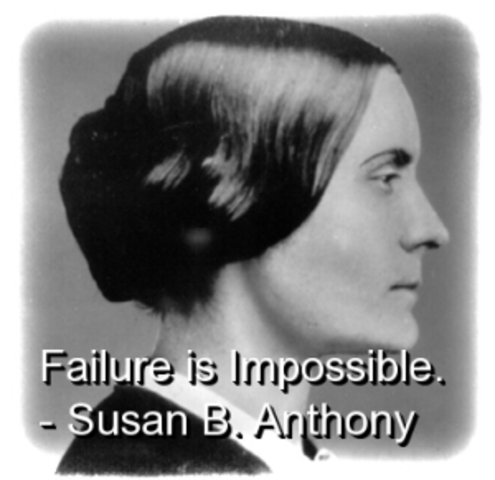 Susan B Anthoney submits a petition to Congress about women's rights
