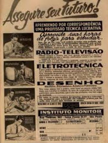 InstitutoMonitor, o primeiro instituto brasileiro a oferecersistematicamente cursos profissionalizantes adistância por correspondência,