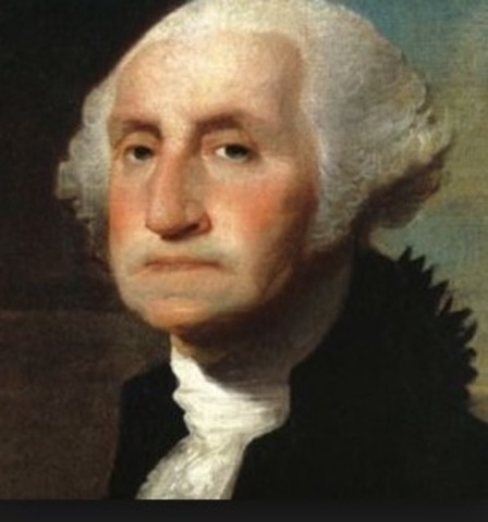 george washington vists her