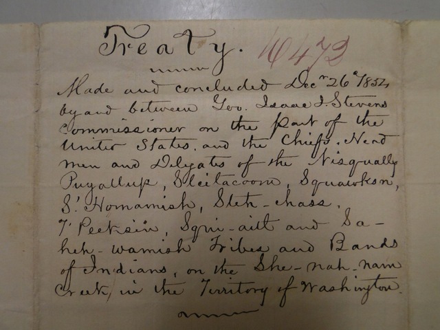 The Treaty of Medicine Creek