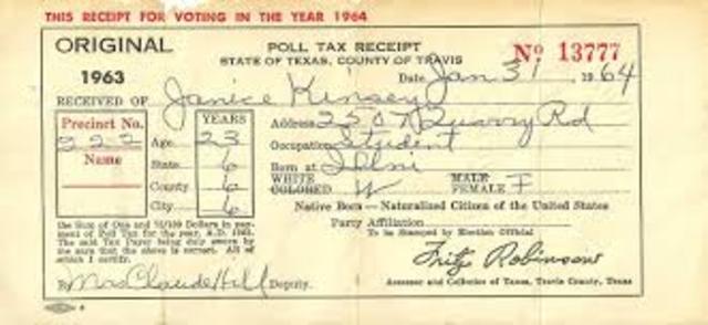 The poll tax was increased to a hundred pounds