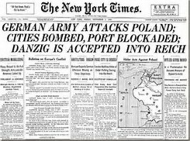 Germany invades poland