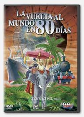 Ocurre la primera inserción de producto cuando Julio Verne menciona compañías de transporte y carga en su novela “La vuelta al mundo en 80 días”.
