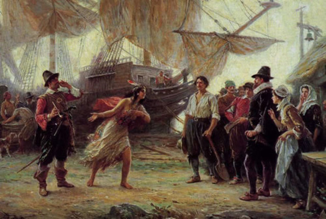 Pocahontas is captured