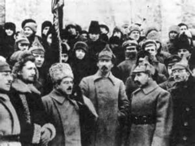 March Revolution: Russian Bolveshiks rebel