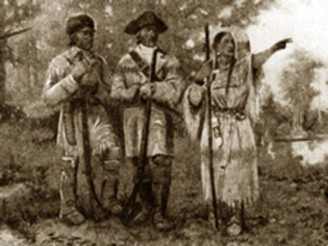 Sacagawea and Toussaint leave the Expedition