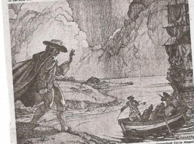 Hale departs for his journey.