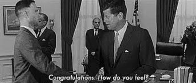 All-American Team meets President John F. Kennedy
