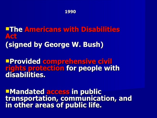 Individuals with Disabilities Education Act (IDEA) 1990